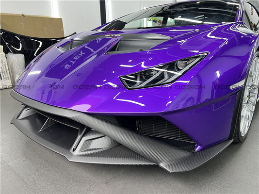 Kit de corpo de fibra de carbono seca para Lamborghini Huracan STO Huracan STO Upgrades Kit de corpo de difusor de pá dianteira de estilo OEM