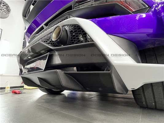 Kit de corpo de fibra de carbono seca para Lamborghini Huracan STO Huracan STO Upgrades Kit de corpo de difusor de pá dianteira de estilo OEM