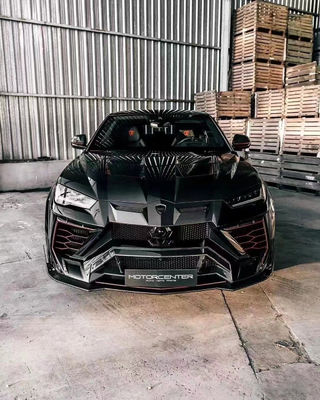 Para Lamborghini Urus Fibra de Carbono Kit Urus Upgrades estilo MSY Fibra de Carbono Frente e traseiro Bumper Spoiler Hood