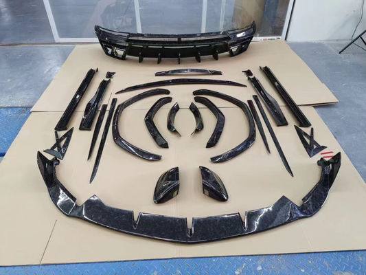 Peças de automóvel Kit de corpo de fibra de carbono para Lamborghini URUS URUS atualiza o Kit de corpo largo de spoiler de difusor de pá dianteira MSY