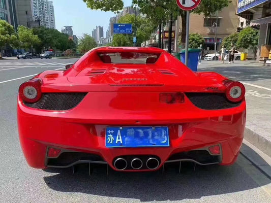 Para Ferrari 458 Kit de corpo de fibra de carbono 458 Kit de corpo de fibra de carbono frontal de lábio difusor spoiler lateral saia