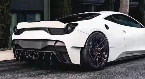 Para a Ferrari 458 Kit de corpo de fibra de carbono 458 Upgraded VORS estilo Frente e traseiro Bumper Spoiler Side Skirt Body Kit