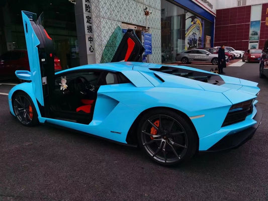 Para Lamborghini Aventador LP700 Kit de corpo de fibra de carbono LP740 estilo Spoilers de pára-choque dianteiro e traseiro
