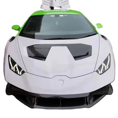 STP Kit de corpo de fibra de carbono para Lamborghini Huracan LP580 LP610 Fibra de carbono Frente e traseiro tampão spoiler Hood