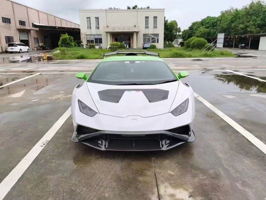 STP Kit de corpo de fibra de carbono para Lamborghini Huracan LP580 LP610 Fibra de carbono Frente e traseiro tampão spoiler Hood