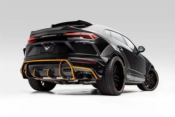 Para Lamborghini Urus Fibra de Carbono Kit de Corpo Urus Upgraded VORS Estilo Fibra de Carbono Front Lip Diffuser Spoiler Hood com Corpo Largo