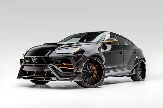 Para Lamborghini Urus Fibra de Carbono Kit de Corpo Urus Upgraded VORS Estilo Fibra de Carbono Front Lip Diffuser Spoiler Hood com Corpo Largo