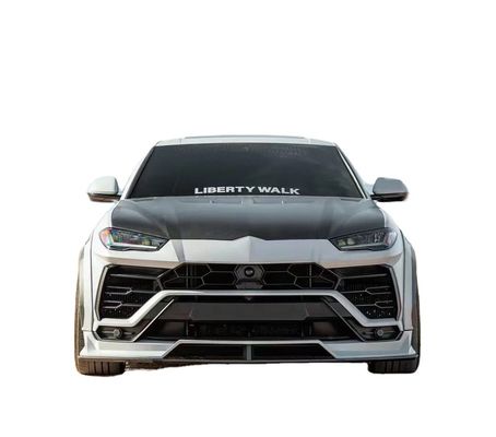 LB Style Kit de corpo largo para Lamborghini URUS Kit de corpo de fibra de carbono Urus Fibra de carbono Frente de lábio difusor Spoiler Kit de corpo largo