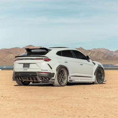 LB Style Kit de corpo largo para Lamborghini URUS Kit de corpo de fibra de carbono Urus Fibra de carbono Frente de lábio difusor Spoiler Kit de corpo largo