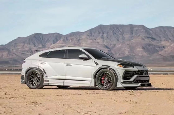 LB Style Kit de corpo largo para Lamborghini URUS Kit de corpo de fibra de carbono Urus Fibra de carbono Frente de lábio difusor Spoiler Kit de corpo largo
