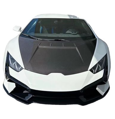 Para o Lamborghini LP580 LP610 EVO Kit de corpo de fibra de carbono LP580 LP610 EVO Kit de corpo de pára-choque frontal atualizado ao estilo TecNIA