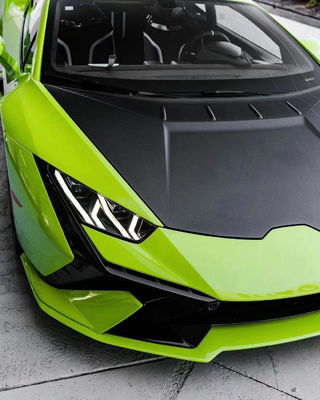Para o Lamborghini LP580 LP610 EVO Kit de corpo de fibra de carbono LP580 LP610 EVO Kit de corpo de pára-choque frontal atualizado ao estilo TecNIA