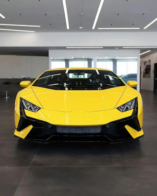 Para o Lamborghini LP580 LP610 EVO Kit de corpo de fibra de carbono LP580 LP610 EVO Kit de corpo de pára-choque frontal atualizado ao estilo TecNIA