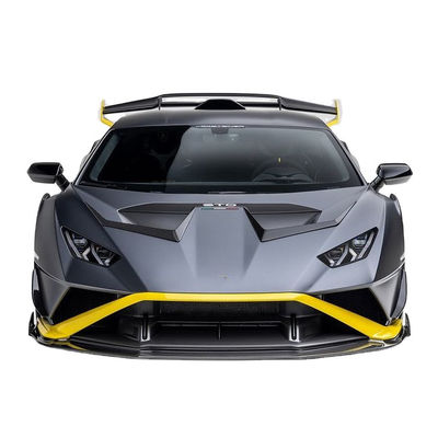 Para Lamborghini STO Kit de Corpo de Fibra de Carbono STO Upgraded Vors Style Front Lip Diffuser Side Skirt Hood Kit de Corpo de Fibra de Carbono