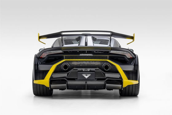 Para Lamborghini STO Kit de Corpo de Fibra de Carbono STO Upgraded Vors Style Front Lip Diffuser Side Skirt Hood Kit de Corpo de Fibra de Carbono