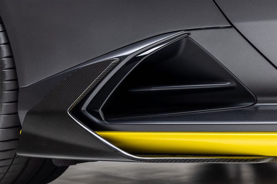 Para Lamborghini STO Kit de Corpo de Fibra de Carbono STO Upgraded Vors Style Front Lip Diffuser Side Skirt Hood Kit de Corpo de Fibra de Carbono