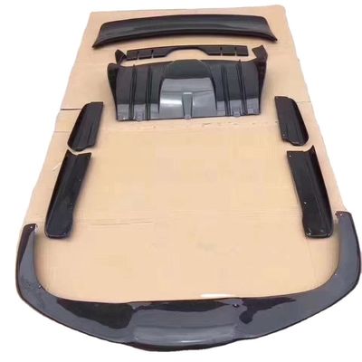 Para a Ferrari F430 Kit de corpo F430 atualizado estilo HAMANN Frente pá difusor spoiler saia lateral F430 Kit de corpo de fibra de carbono