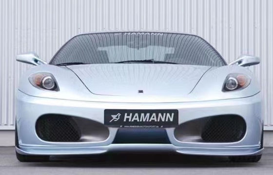 Para a Ferrari F430 Kit de corpo F430 atualizado estilo HAMANN Frente pá difusor spoiler saia lateral F430 Kit de corpo de fibra de carbono