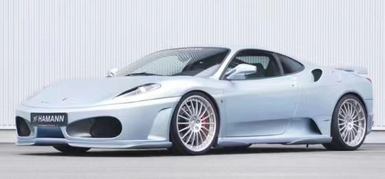 Para a Ferrari F430 Kit de corpo F430 atualizado estilo HAMANN Frente pá difusor spoiler saia lateral F430 Kit de corpo de fibra de carbono