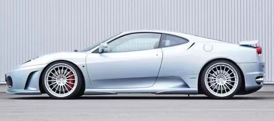Para a Ferrari F430 Kit de corpo F430 atualizado estilo HAMANN Frente pá difusor spoiler saia lateral F430 Kit de corpo de fibra de carbono