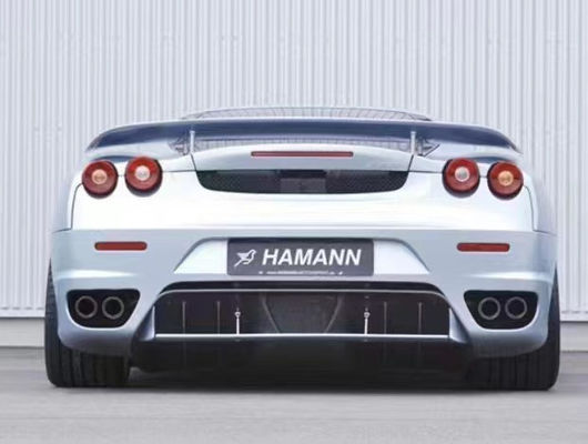 Para a Ferrari F430 Kit de corpo F430 atualizado estilo HAMANN Frente pá difusor spoiler saia lateral F430 Kit de corpo de fibra de carbono