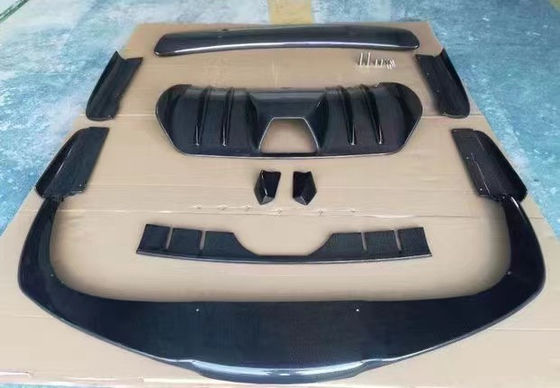 Para a Ferrari F430 Kit de corpo F430 atualizado estilo HAMANN Frente pá difusor spoiler saia lateral F430 Kit de corpo de fibra de carbono