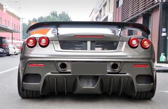 Para a Ferrari F430 Body Kit F430 Upgraded ASI Style Front and Rear Bumpers Spoiler F430 Carbon Fiber Body Kit