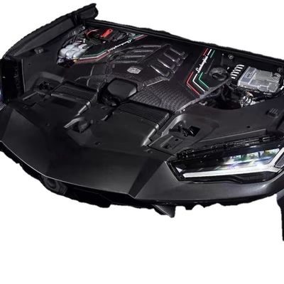 2019 Black Lamborghini Body Kit Motor de Fibra de Carbono Seco Escudo de Guarda Interior
