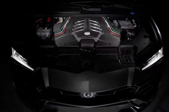 2019 Black Lamborghini Body Kit Motor de Fibra de Carbono Seco Escudo de Guarda Interior