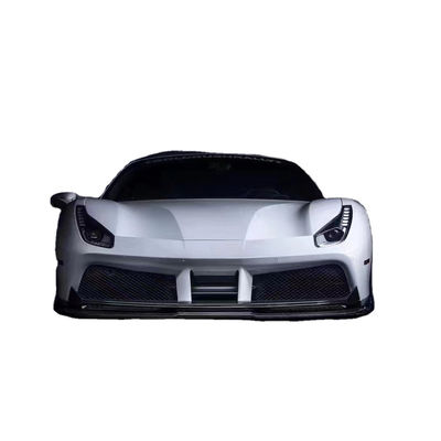 Para a Ferrari 488 Kit de corpo de fibra de carbono 488 Upgraded Vors Style Kit de corpo de fibra de carbono frontal