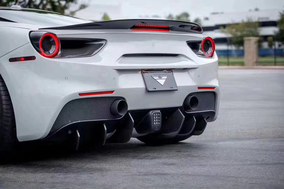 Para a Ferrari 488 Kit de corpo de fibra de carbono 488 Upgraded Vors Style Kit de corpo de fibra de carbono frontal