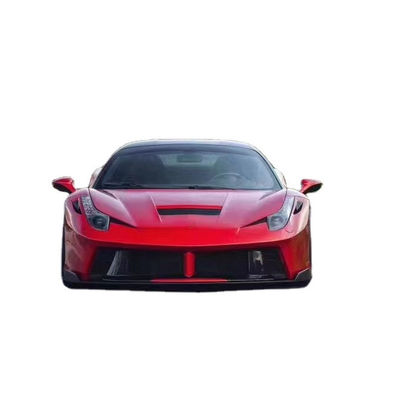 Para a Ferrari 458 Fibra de Carbono Kit de corpo 458 Moderado PD estilo Frente e traseiro tampão spoiler Hood Kit de corpo