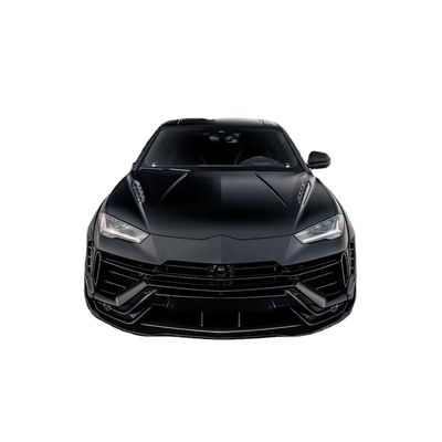 Corpo preto de Lamborghini URUS Upgraded 1016 Hood Spoiler Wide Body Kit