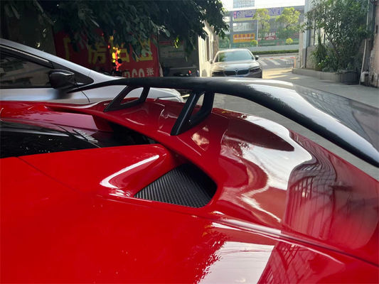 Para a Ferrari F8 Spoiler de Fibra de Carbono F8 Upgraded Novi Style Spoiler de Cauda de Fibra de Carbono