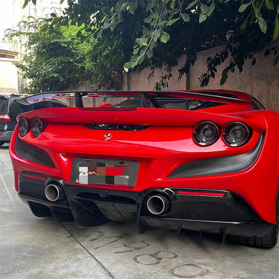 Para a Ferrari F8 Spoiler de Fibra de Carbono F8 Upgraded Novi Style Spoiler de Cauda de Fibra de Carbono