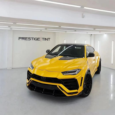 1016 Style Lamborghini Body Kit Urus Fibra de Carbono Difusor de Lábios Frontais Spoiler Hood Branco