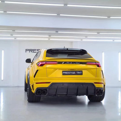 1016 Style Lamborghini Body Kit Urus Fibra de Carbono Difusor de Lábios Frontais Spoiler Hood Branco
