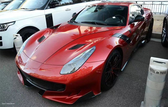 Para a Ferrari F12 Fibra de Carbono Hood F12 atualizado TDF estilo Fibra de Carbono Hood Body Kit