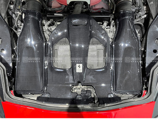 Peças para automóveis para Ferrari 812 Interior de fibra de carbono 812 Proteção de escotilha do motor de fibra de carbono
