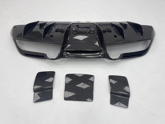 Peças para automóveis para Ferrari F8 Fibra de carbono Kit F8 Upgrade Novi estilo difusor Fibra de carbono difusor