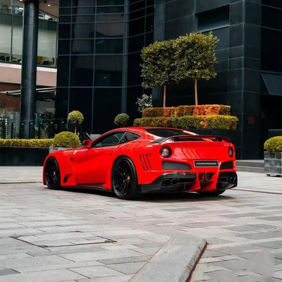 Para a Ferrari F12 Kit de Carbono Fibra de Corpo Largo F12 Upgrade NOtc N-Largos estilo traseiro parachoque Kit de Carbono Fibra de Corpo Largo