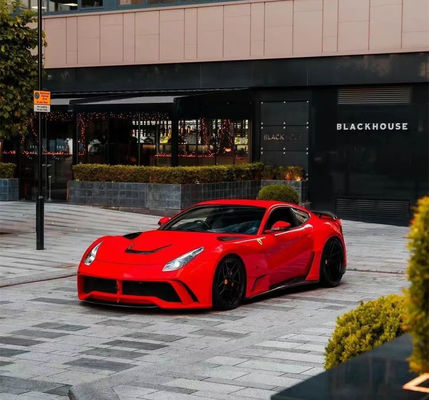 Para a Ferrari F12 Kit de Carbono Fibra de Corpo Largo F12 Upgrade NOtc N-Largos estilo traseiro parachoque Kit de Carbono Fibra de Corpo Largo