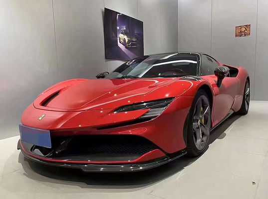Para a Ferrari SF90 Kit de Corpo de Fibra de Carbono Seco SF90 RH Estilo de Fibra de Carbono Fronteiro, Difusor de Lábios, Spoiler Lateral, Corpo de saia