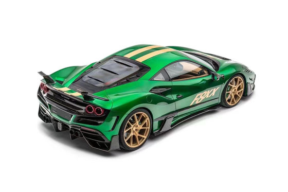 Para a Ferrari F8 Fibra de Carbono Kit F8 Upgrades estilo MSY Frente e traseiro Bumper Spoiler Hood Kit do corpo
