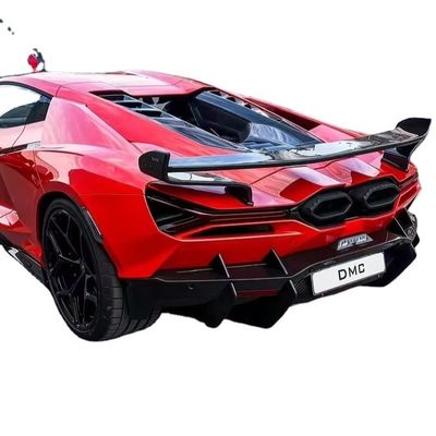 Revuelto Lamborghini Body Kit DMC Estilo Ala de Spoiler de Fibra de Carbono Vermelha