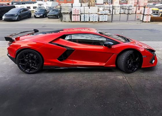 Revuelto Lamborghini Body Kit DMC Estilo Ala de Spoiler de Fibra de Carbono Vermelha