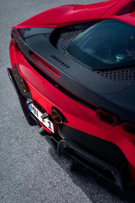 Spoiler de fibra de carbono Spoiler de fibra de carbono para Ferrari SF90 SF90 Upgraded OEM Style Spoiler Tail