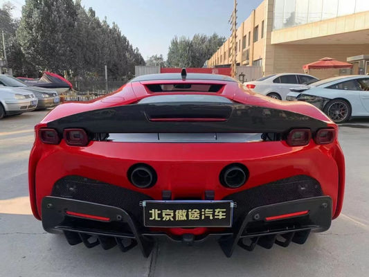 Spoiler de fibra de carbono Spoiler de fibra de carbono para Ferrari SF90 SF90 Upgraded OEM Style Spoiler Tail