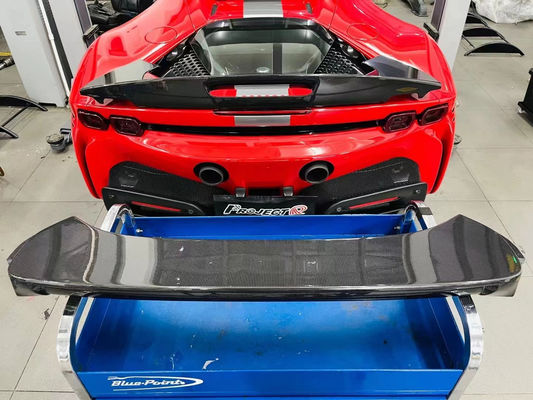 Spoiler de fibra de carbono Spoiler de fibra de carbono para Ferrari SF90 SF90 Upgraded OEM Style Spoiler Tail