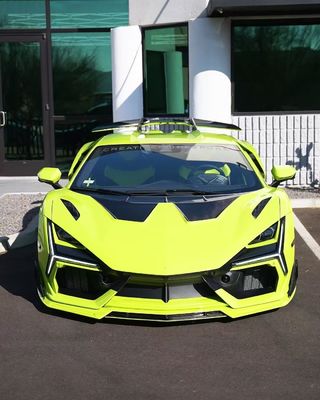 Lamborghini Revuelto Kit de corpo personalizado Fibra de carbono Duque estilo difusor frontal personalizado